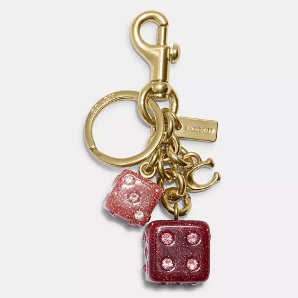 NWT Coach Dice Bag Charm
